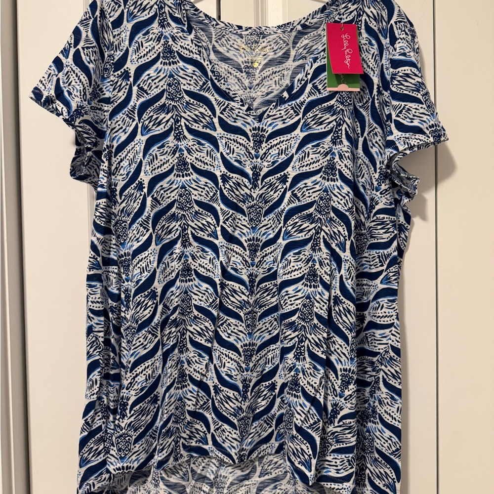 Lilly Pulitzer Etta Top A Mermaids Tail